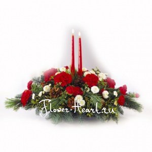 «Рождество» - Цветы с доставкой по Москве.